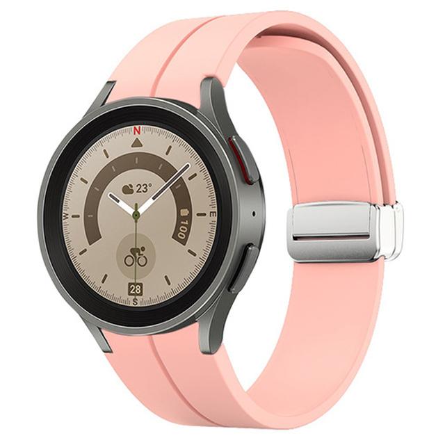 Ремешок для Samsung Watch 7/4/5/6/5 Pro/classic/FE 44мм 40мм Магнитный Силиконовый спортивный браслет без зазоров ремешок Galaxy Watch 7 ремешок