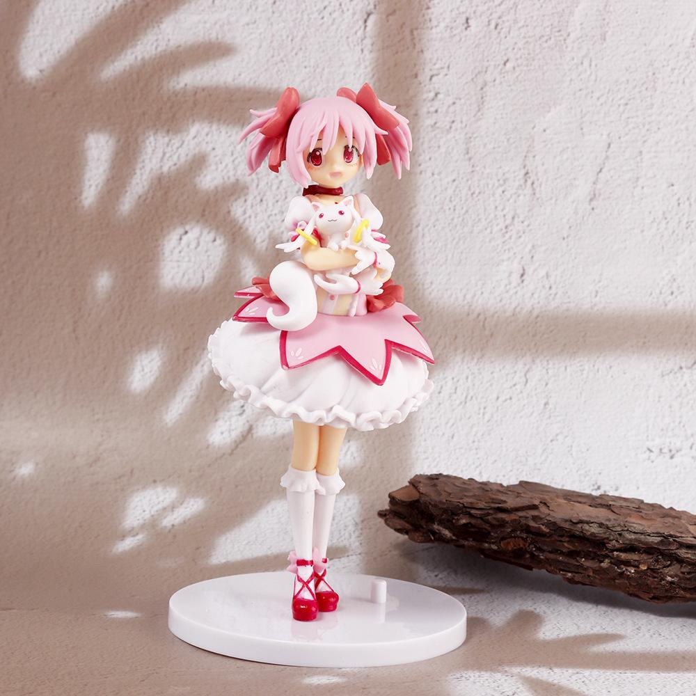 Puella Magi Madoka 18 см Магика Аниме Фигурка Канамэ Мадока Фигурка Экшн Волшебница Модель Декор Статуэтка Куклы Игрушки Рождественский Подарок