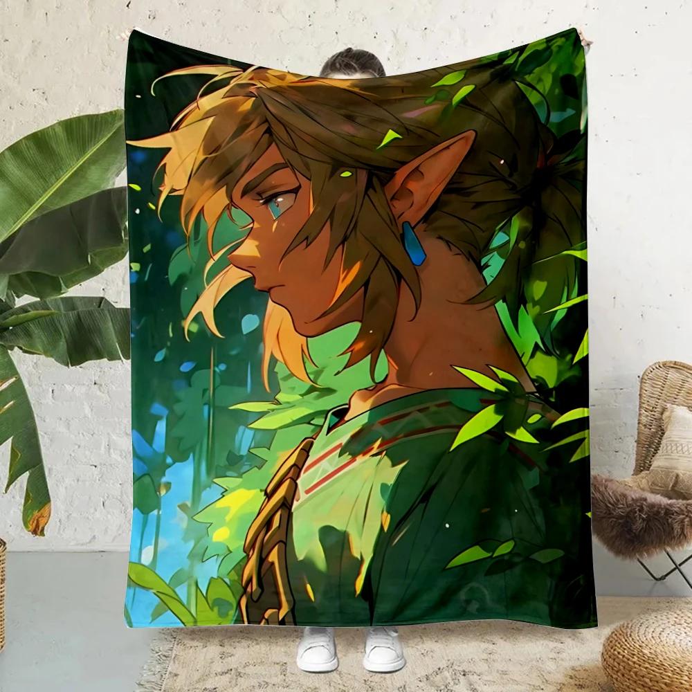 Hot Game Z-ZeldaPrinted Blanket Picnic Blankets Warm Blanket Soft and Comfortable Blanket Home Travel Birthday Gift