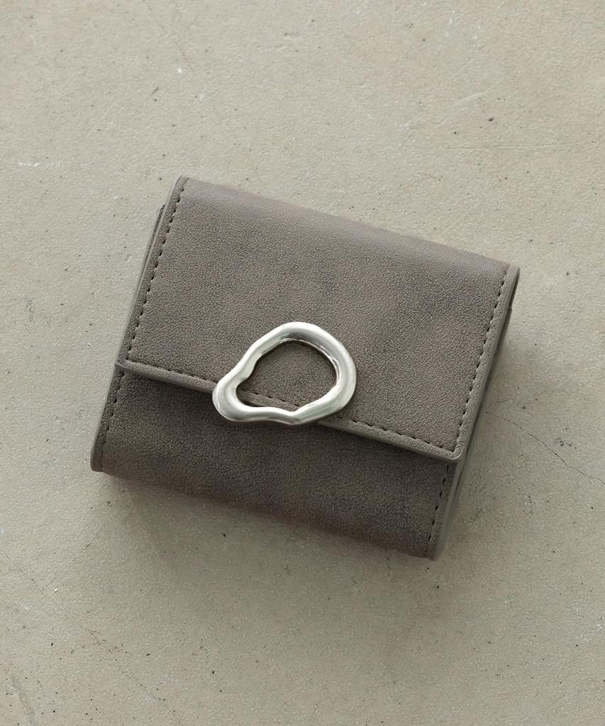 Женский трехскладной кошелек Altro Rose Gray, тонкий, компактный, складной, простой в использовании, с имитацией натуральной кожи, простой дизайн, включает монетницу, мини,