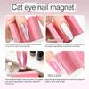 Nail Art Magnetic Stick White Pink Nail Art 5D Automatic Magnet Suitable For Diy Cat Eye Gel Nail Polish Manicure Tools