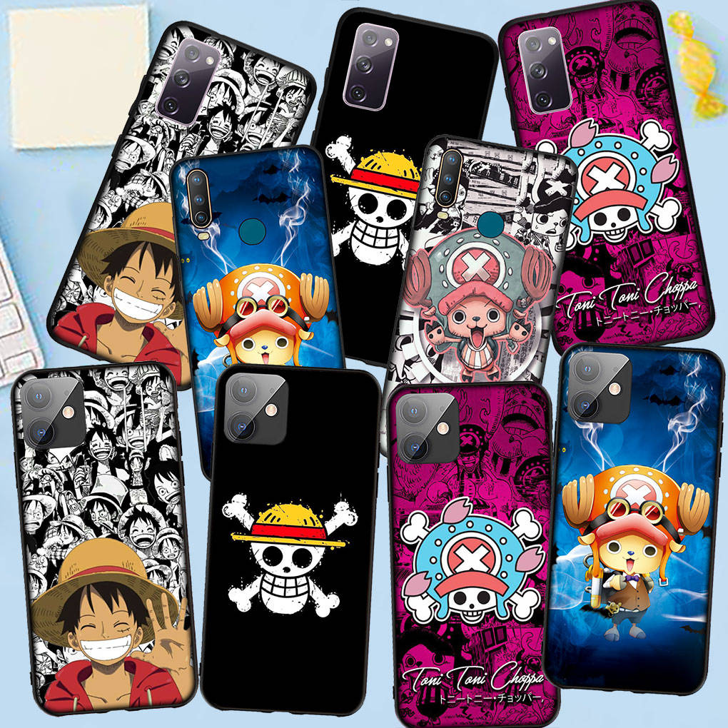 Case for Samsung Galaxy S25 S24 S23 iPhone 16 15 Xiaomi Redmi Note 14 13 12 16E 8 X 11 Pro Max XR OPPO Moto Huawei Anime Luffy One Piece Tony Chopper