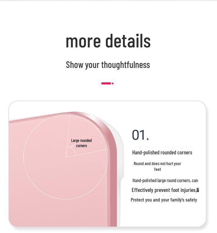 Rechargeable High-Precision Digital Body Scale: Durable, Compact & Accurate for Home Use