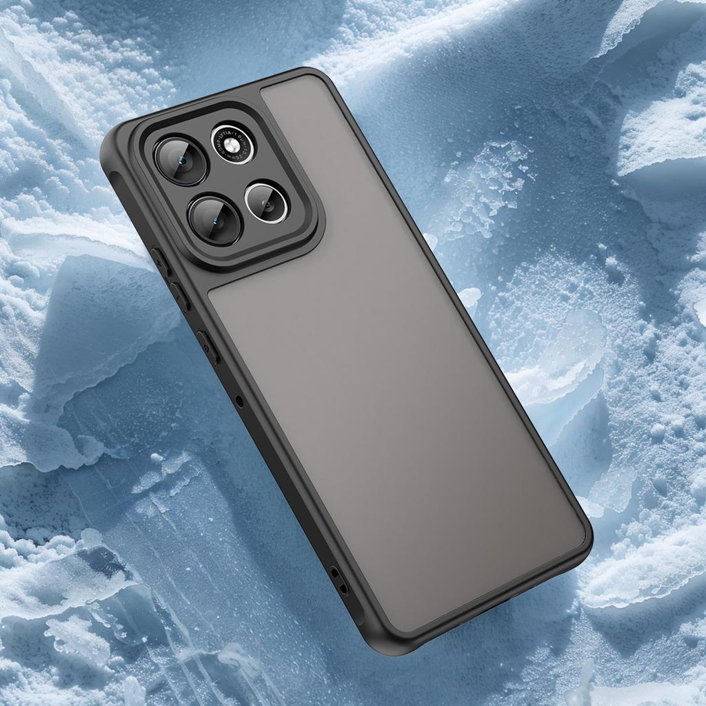 For Motorola Moto G100 Pro 5G/G86 5G Case Drop Proof Airbags Frosted Translucent PC+TPU Phone Back Cover