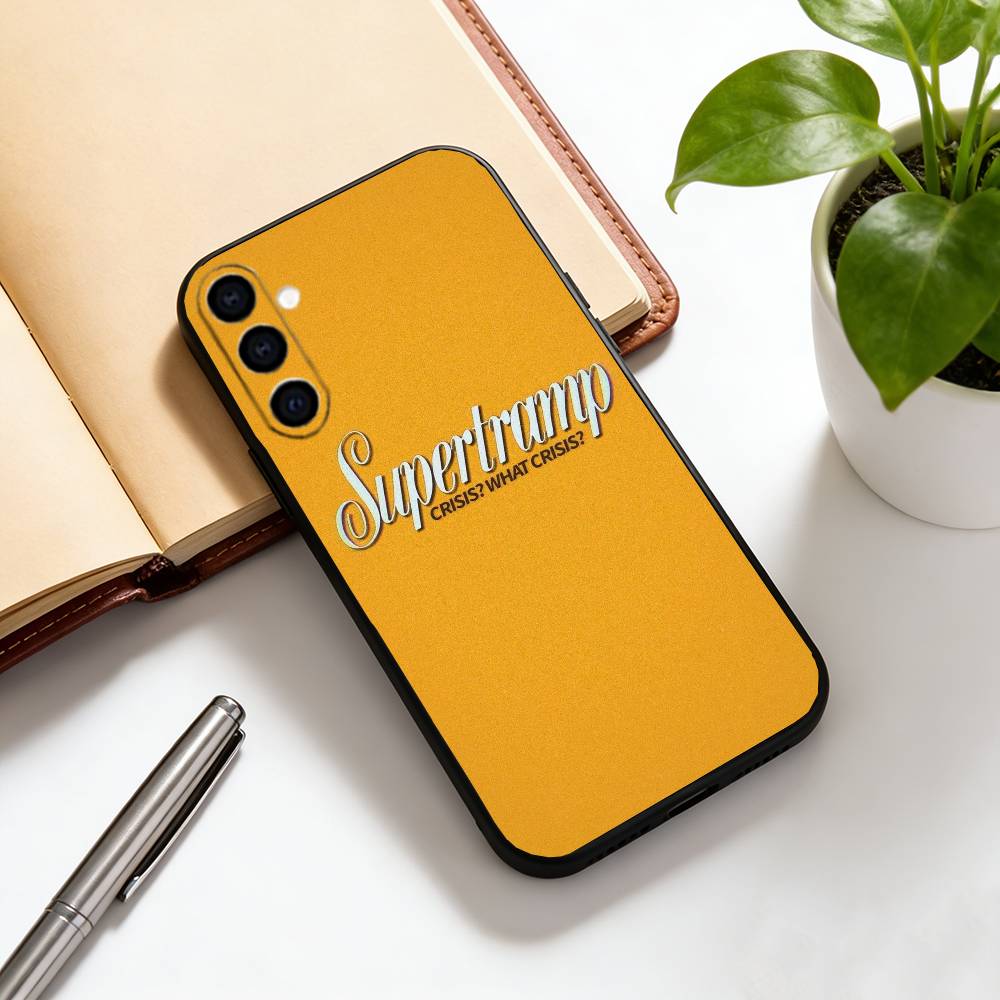 Чехол для телефона Supertramp Breakfast in America Черный Силиконовый Мягкий Для Samsung Galaxy A73,A72,A71,A70,A53,A52,A51