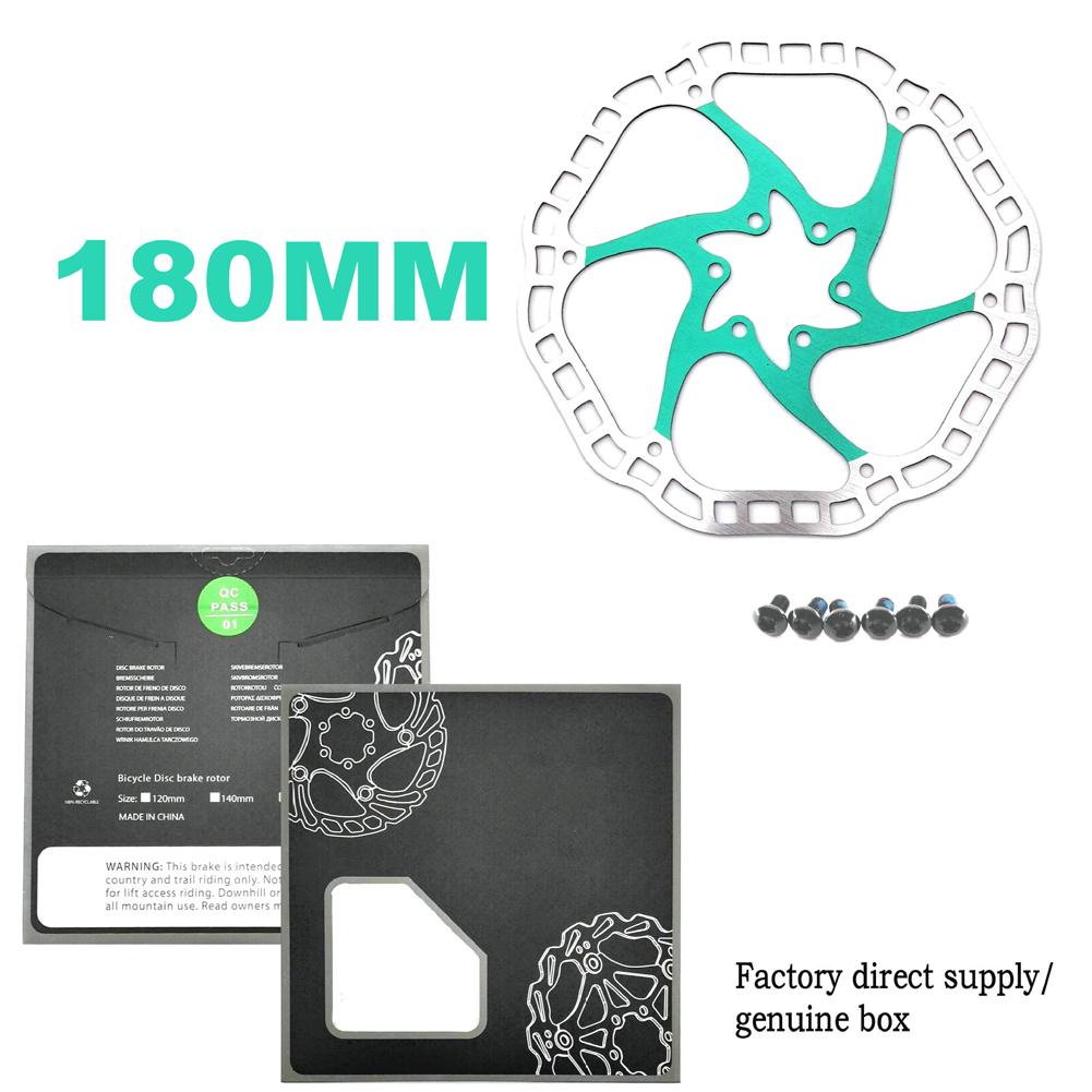 140/160/180 мм сверхлегкий велосипедный гидравлический дисковый тормоз роторы горный велосипед шоссейный гоночный велосипед ротор тормозного диска с 6 болтами
