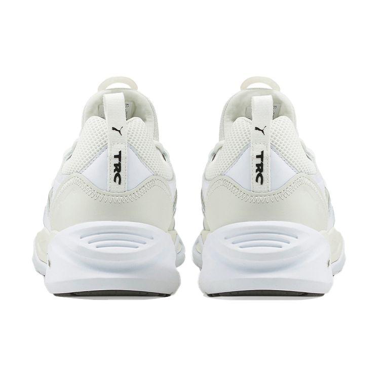 Puma Trc Blaze Pyramids Fabric Synthetic Leather Classic Casual Low Top Sneakers Unisex Sneakers White Gray 384957-01