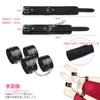 PIAPIA SM Goods Restraints Handcuffs Foot Shackles Cross Shackles Eye Mask Restraints Bed Restraints Adjustable SM Beginners SM Play 4 Piece Set