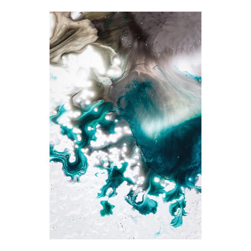 Nicjoy Abstract Blue Green Texture Wall Art Prints Art Poster Picture Canvas Paintings Poster Prints Picture for Living Room Home Decor