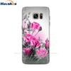 Мультяшный силиконовый чехол для Samsung Galaxy S7 Чехлы Обложка Цветок Мягкий ТПУ Чехол для телефона для Samsung S7 edge G930F G930FD G930W8 Funda