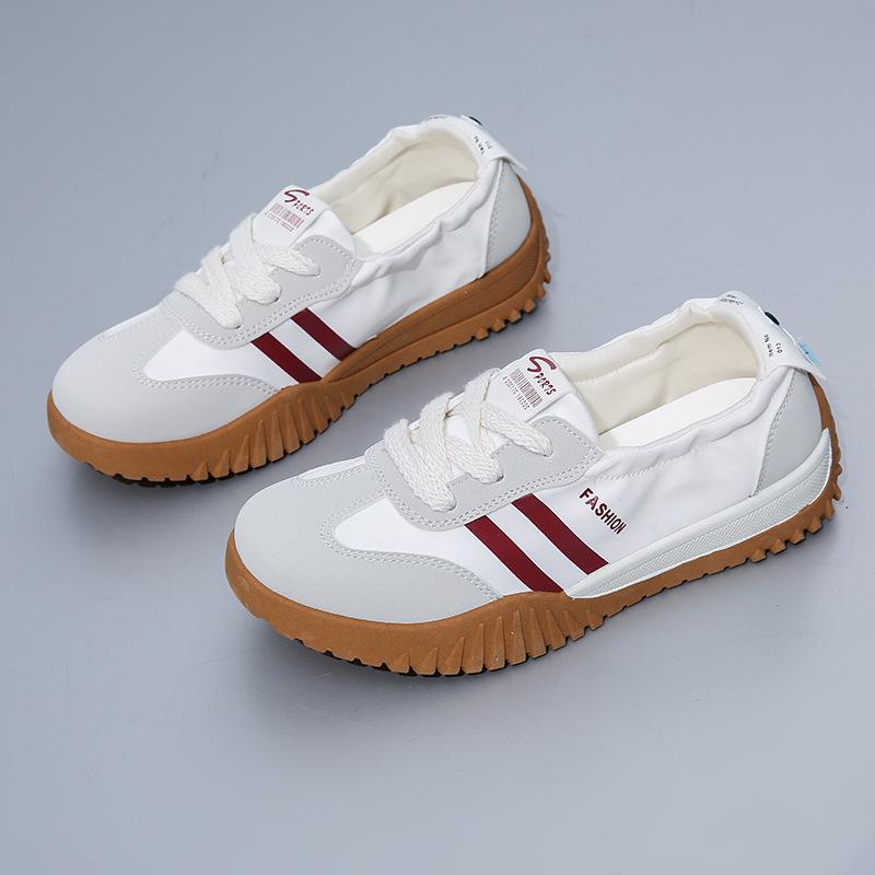 2025 летние маленькие белые туфли, новая корейская версия, женские студенческие туфли на сетчатой платформе для спорта и отдыха, уличные туфли J8820