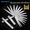 Stainless Steel Feeler Gauge, 100x17 & 100x14 Sizes, Various Specifications
