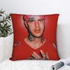 Наволочка Lil Peep с принтом, полиэстеровая наволочка для подушки, декоративная наволочка для декоративной подушки, наволочка для спальни на молнии 45x45 см