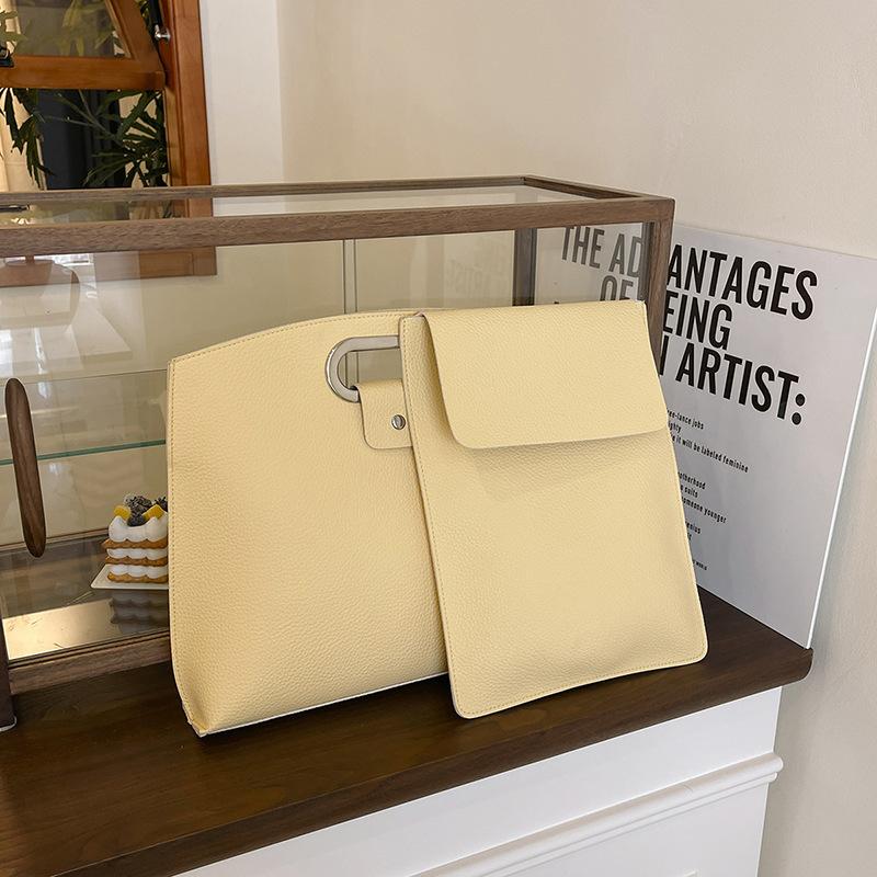 Bags Women's 2025 New Fashionable Large Capacity Tote Bag for Commuting To Work Laptop Bag Women's Briefcase