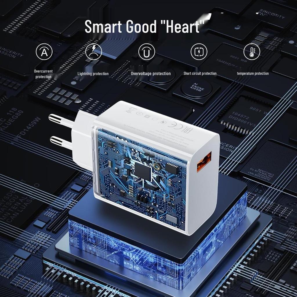 Быстрое зарядное устройство 33 Вт EU/US для Xiaomi 10/11 Pro и Redmi K40