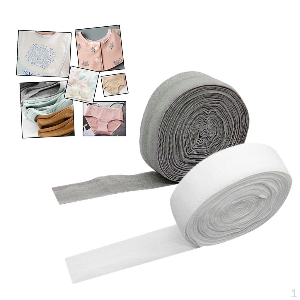 2шт 10м эластичная плоская косая бейка для одежды швейная плетеная веревка