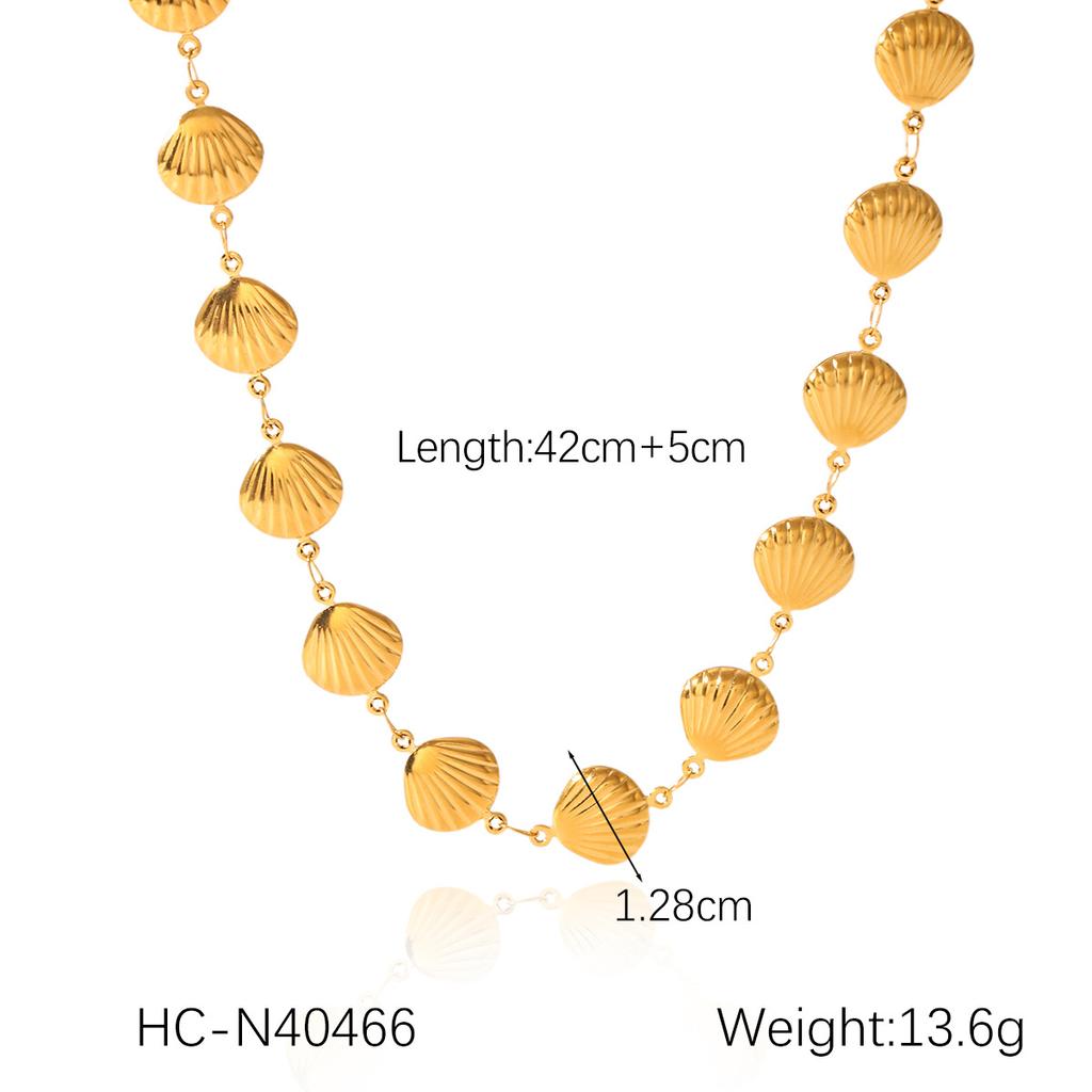 Ocean Fade Resistant Tassel Choker Necklace Elegant Shell Pendant Jewelry