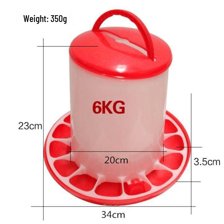 Ведро для корма для птицы 1,5 кг для кур, уток, гусей: Кормушка 3 кг