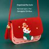 Детская рождественская сумка кроссбоди из нетканого материала для самостоятельного изготовления