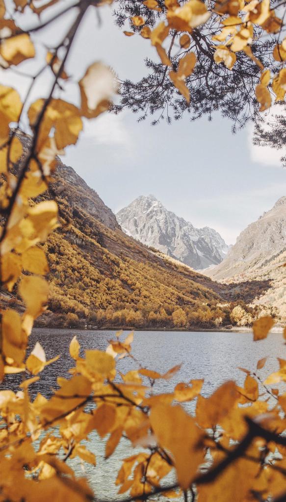 Картина-обогреватель "Осенние горы" на пленке Monocrystal 105x60 см 300 Вт