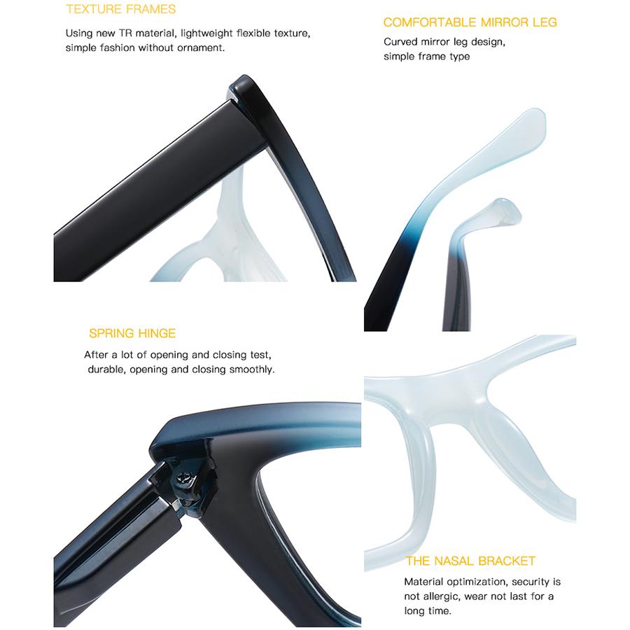 Модные градиентные квадратные очки для чтения для женщин, винтажные фиолетовые, при дальнозоркости, мужские очки для пресбиопии, очки для защиты от синего света