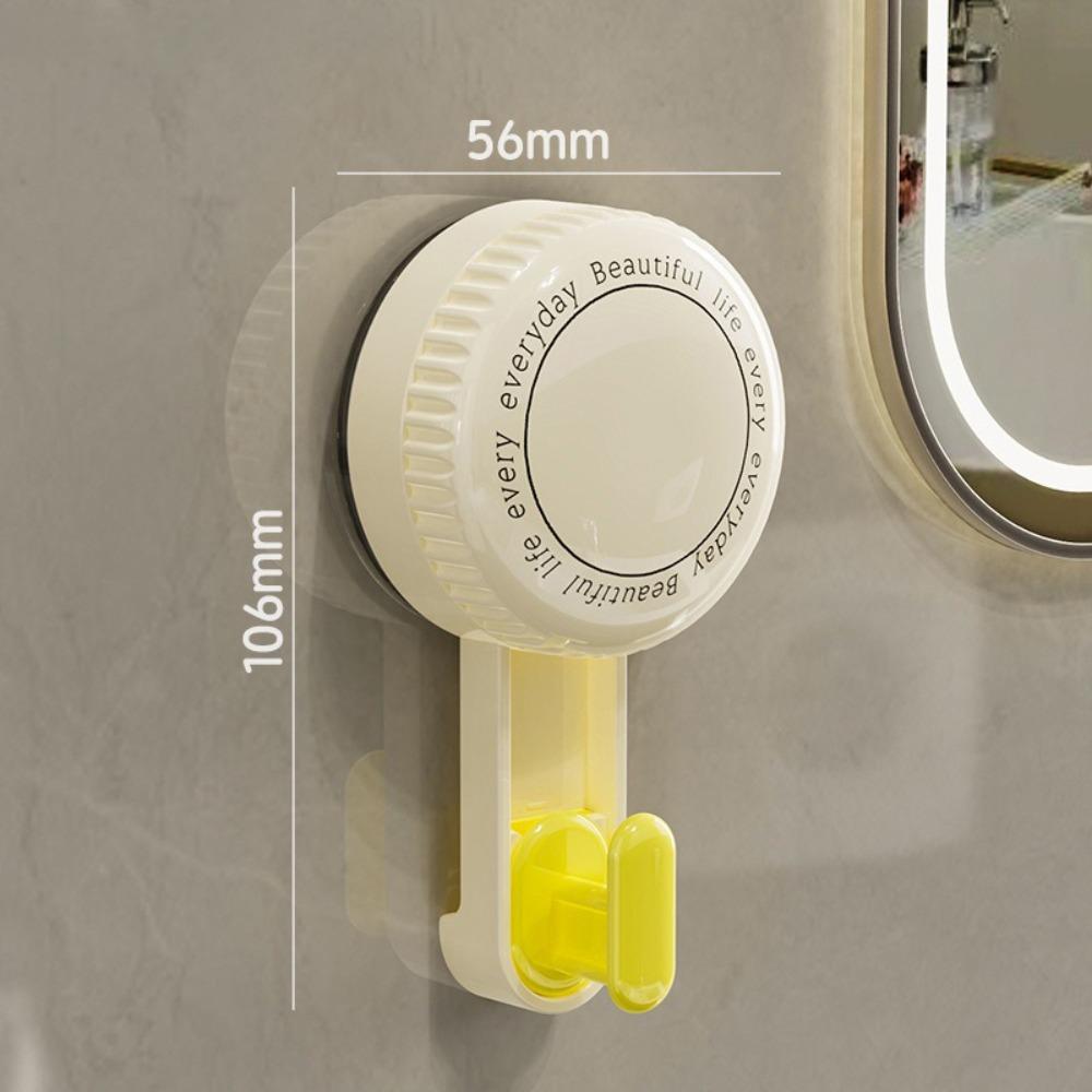No Punching Wall Hook Universal Behind Door Hanger New Vacuum Suction Cup Hook  Bathroom