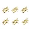 6 pieces/set Elegant Dragonfly Napkin Rings Minimalist Insect Napkin Buckle  Party Decoration