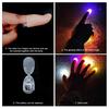 Magic Thumb Lights LED Magic Thumb Prank Toy Light Up Flashing Fingers Tips for Magic Stage Tricks Performance Props