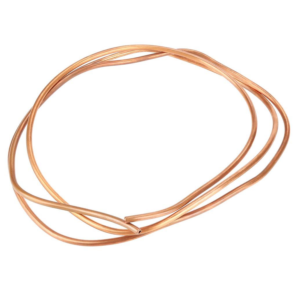 2m T2 Soft Copper Coil Tube Pipe ID 4mm OD 5mm Thickness 0.5mm for Refrigeration