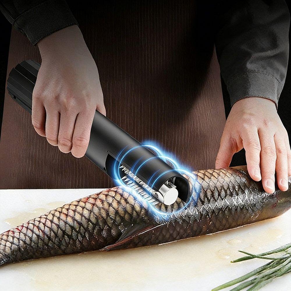 Portable Electric Fish Scale Remover Rechargeable Fish Scale Cleaning Tool Fish Scale Grater