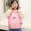 Kids Girls Ballet Dance Storage Backpack Latin Ballet Bag Dancing Girl Pattern Lace Edge Ballerina Dance Bag School Backpack