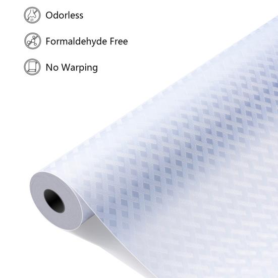 Non-Adhesive Shelf Liner Kitchen Cabinets Protector Food Safe Easy To Cut Clean Non-slip Waterproof Drawer Liner Protects