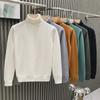 Men's Trendy Brand Turtleneck Sweater - Loose, Warm, Thick, for Autumn/Winter