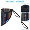 National Style Ocarina Bag Ocarina Protective Triangular Cloth Bag with Carry Handle Ocarina Case Holder for Ocarina Lover