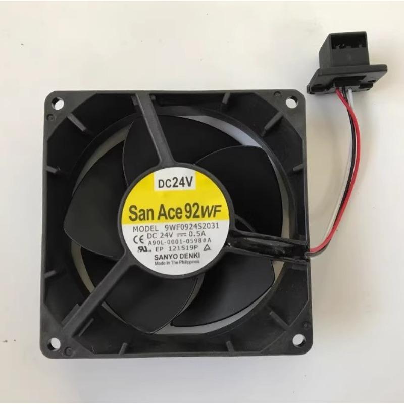 New Cooling Fan for SANYO 9WF0924S2031 A90L-0001-0598#A 24V 0.5A Cooler Fan 92*92*32mm