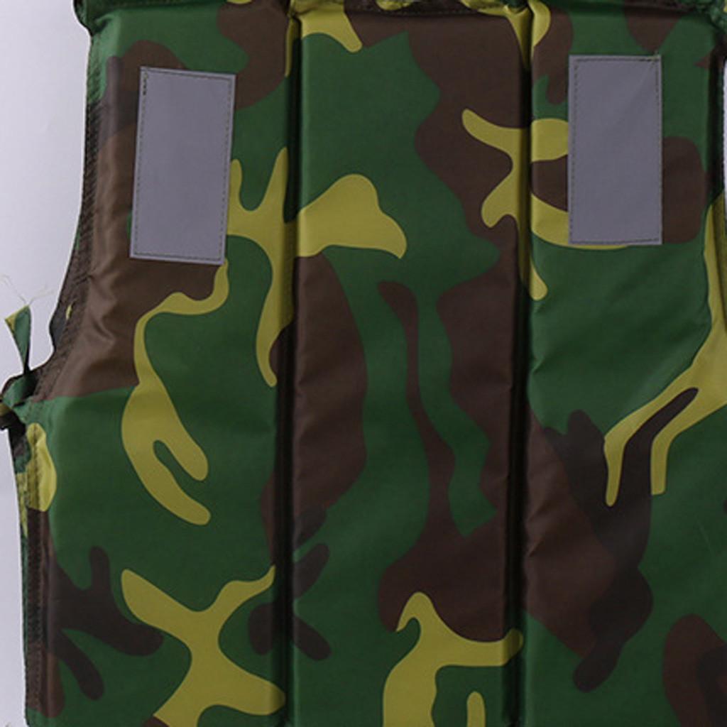 (Kung Pao Chicken)Adults Life Jacket Aid Vest Kayak Buoyancy Fishing Watersport