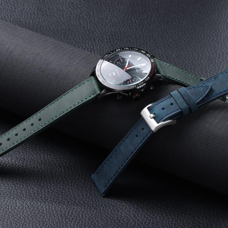 Ремешок из натуральной кожи с быстросъемным креплением для Huawei Watch 2 Pro 18/20/22 мм