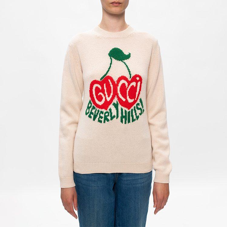 Gucci Свитер женский кремово-белый 629127-XKBHI-9275