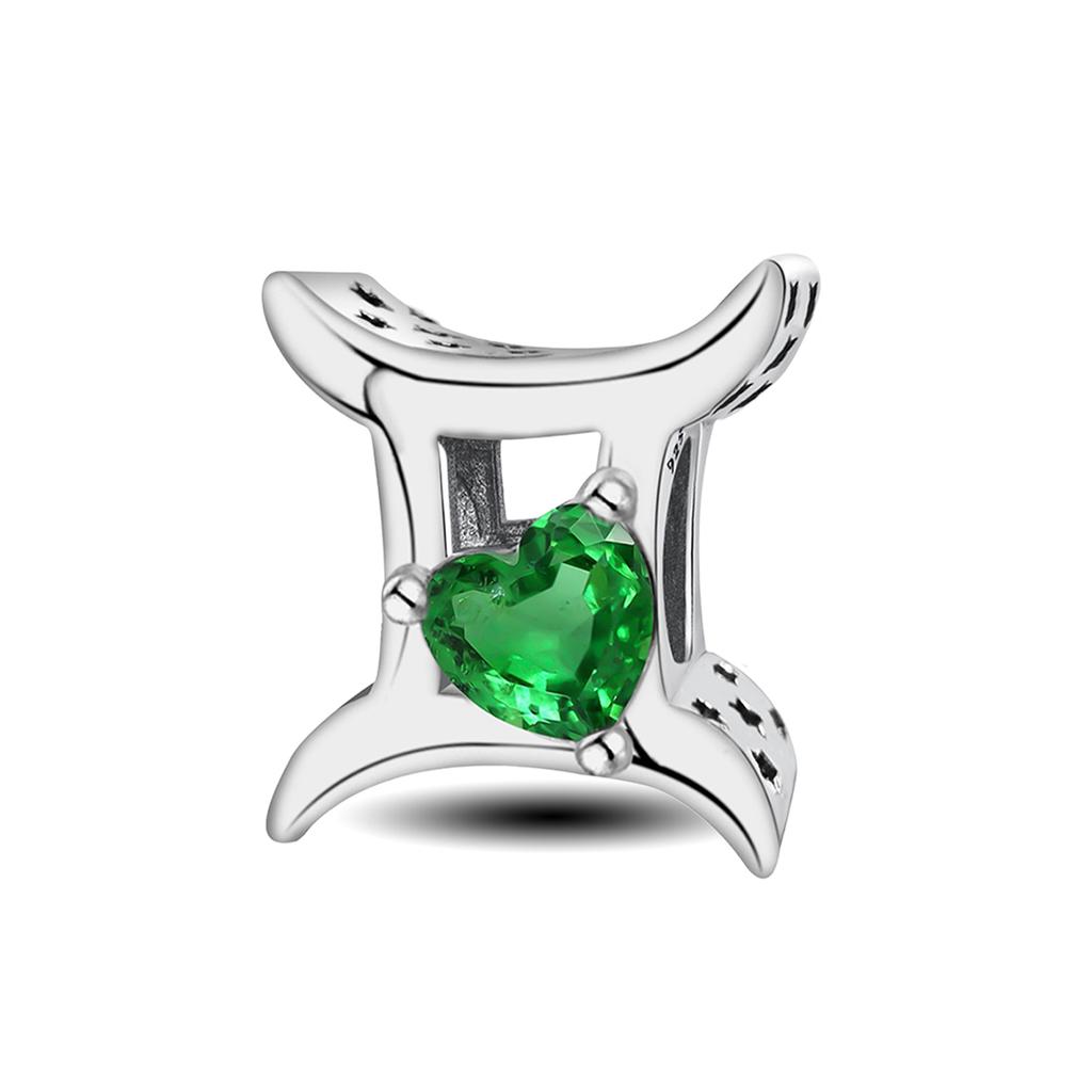 Медь Двенадцать Созвездий Любовное Сердце Циркониевые Бусины Сделай Сам Браслет Браслет Изготовление Подарок Высококачественная Изысканная Ювелирия