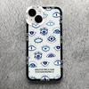 Чехол для телефона с принтом Синий Глаз Удачи Синий Глаз Дьявола Для iPhone 14 12 13 11 Pro Max XR X XS MAX 13Pro 7 8 Plus Чехол Прозрачный Ударопрочный Fundas