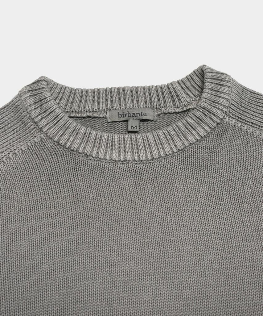 BIRBANTE Круглый трикотаж с garment-dyed стиркой - Серый