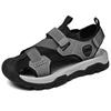 Модные мужские сандалии с защитой пальцев от ударов, стильные трендовые мужские летние туфли, летние сетчатые балетки, уличные мужские пляжные туфли, новые аквашузы для плавания