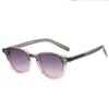 New Vintage Round TR90 Sunglasses Women Luxury Oval Fashion Men Sun Glasses Oculus UV400
