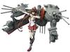 TAMASHII NATIONS Armor Girls Project KanColle Ямато Кай 140 мм окрашенная подвижная фигурка приблизительно. АБС и ПВХ