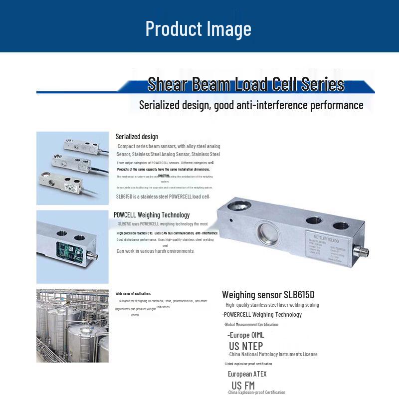Mettler Toledo SLB615D C6 Weighing Module Sensor