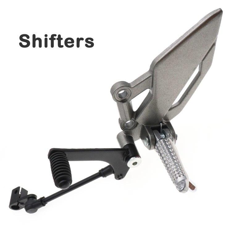 Motorcycle Left Right Rear Foot Peg Brake Pedal Footrest Bracket For KAWASAKI VERSYS 250/300 NINJA EX250R Z250 Z300