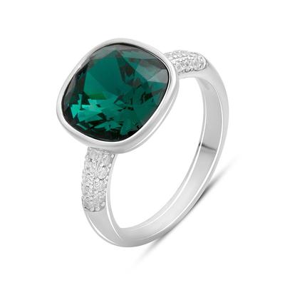 Серебряное кольцо с фианитами, вес изделия 4,37 гр (60002280)