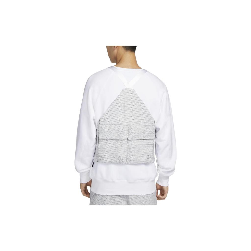 Nike Sportswear Tech Pack Logo Embroidered Double Snap Pocket Vest Men Vests Light-Smoke-Grey DX9404-084