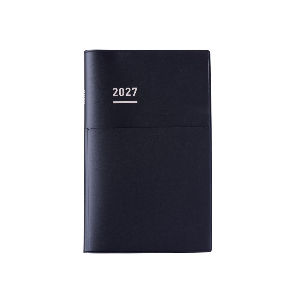 KOKUYO Jibun Techo Biz mini 2027 Планировщик B6 Slim Матовый черный Еженедельный Ежемесячный Ni-JBM1D-27 Декабрь 2026 Старт