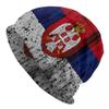 Сербский Орёл Герб Шапки-Бини Уличная Вязаная Шапка Для Унисекс Женщин Теплая Зимняя Флаг Сербии Шапки-Бини Кепки